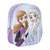 MOCHILA GUARDERIA 31X25 3D FROZEN ELSA Y ANA | CERDA DISEÑO